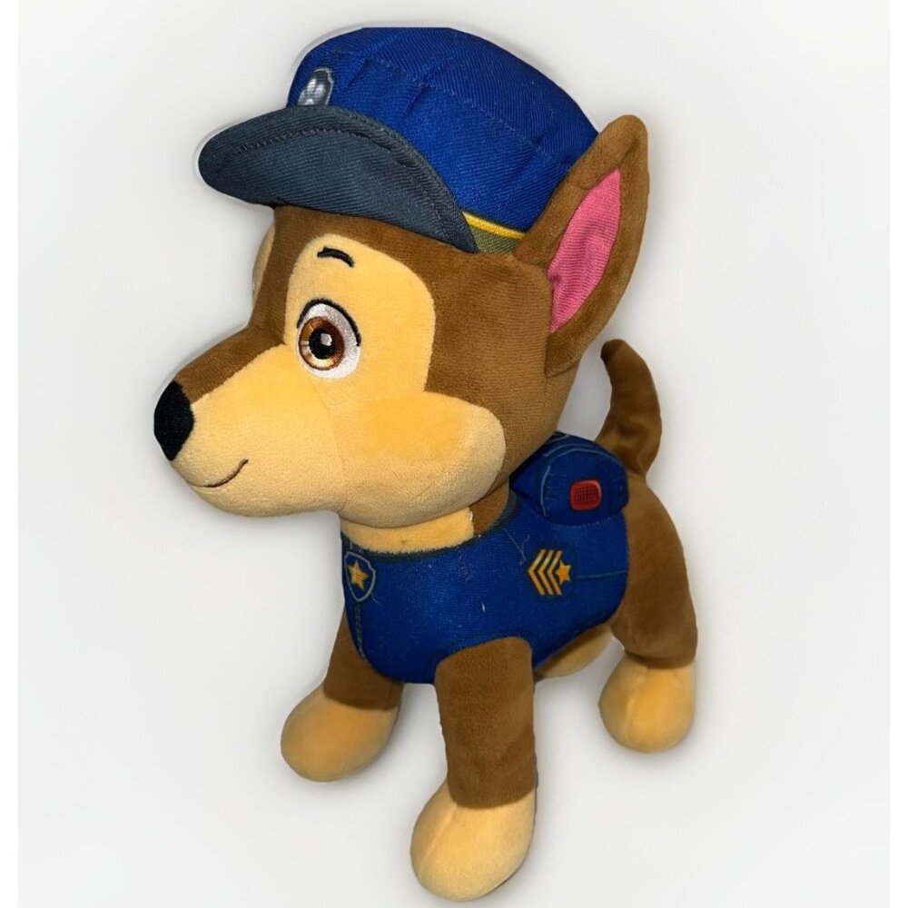 Talking Chase Paw Patrol Plush 11" Interactive  Wagging Tail Doll Police Dog